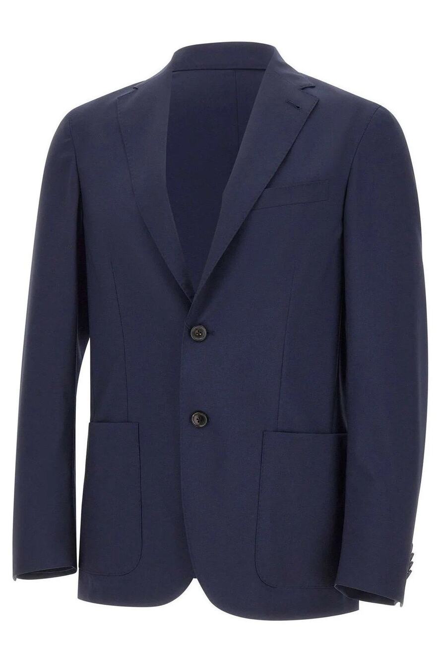 New With Tags Corneliani Navy Blue Stretch Blazer Jacket Size 50R/40R $1595.00